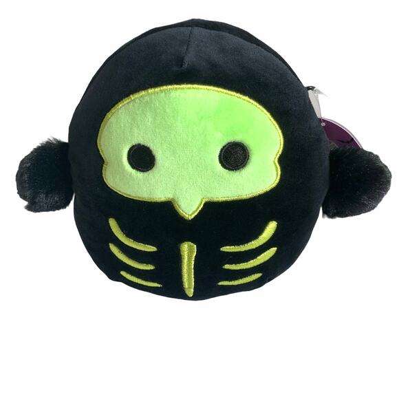 Squishmallow Serge Bird Green Skeleton 7" Halloween Plush Stuffed Animal Spooky - Picture 1 of 8